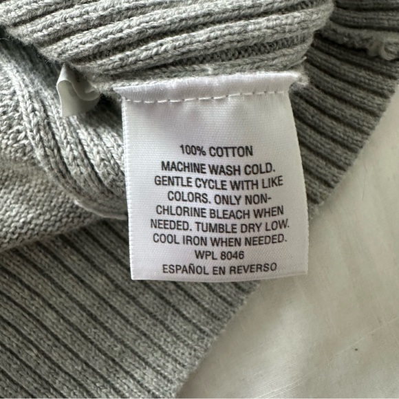 INC International Concepts Gray High Neck Sweater - Picture 6 of 7